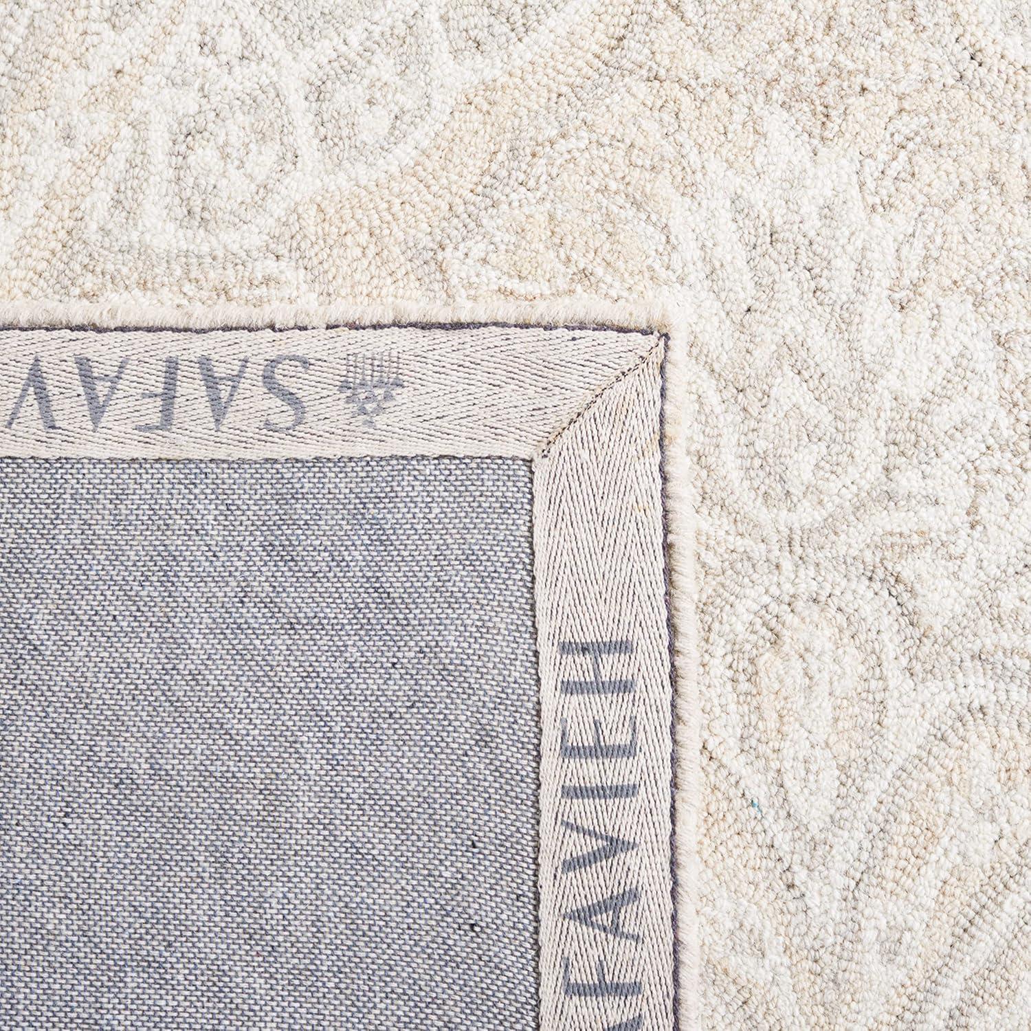 Micro-Loop MLP539 Hand Tufted Indoor Runner Rug - Beige - 2'3"x11' - Safavieh