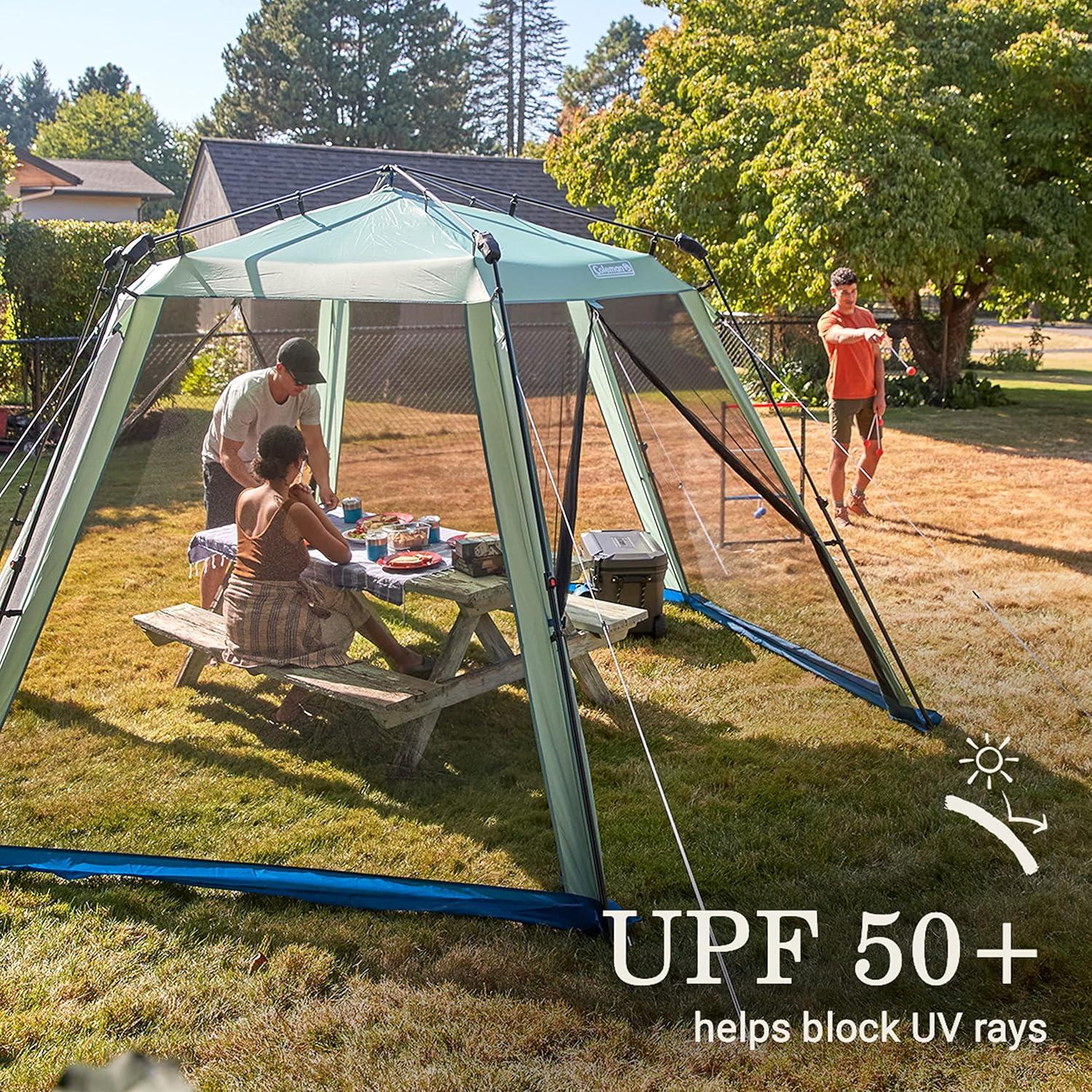 Coleman 13'x15' Skylodge Instant Screened Shelter Canopy Tent - Moss
