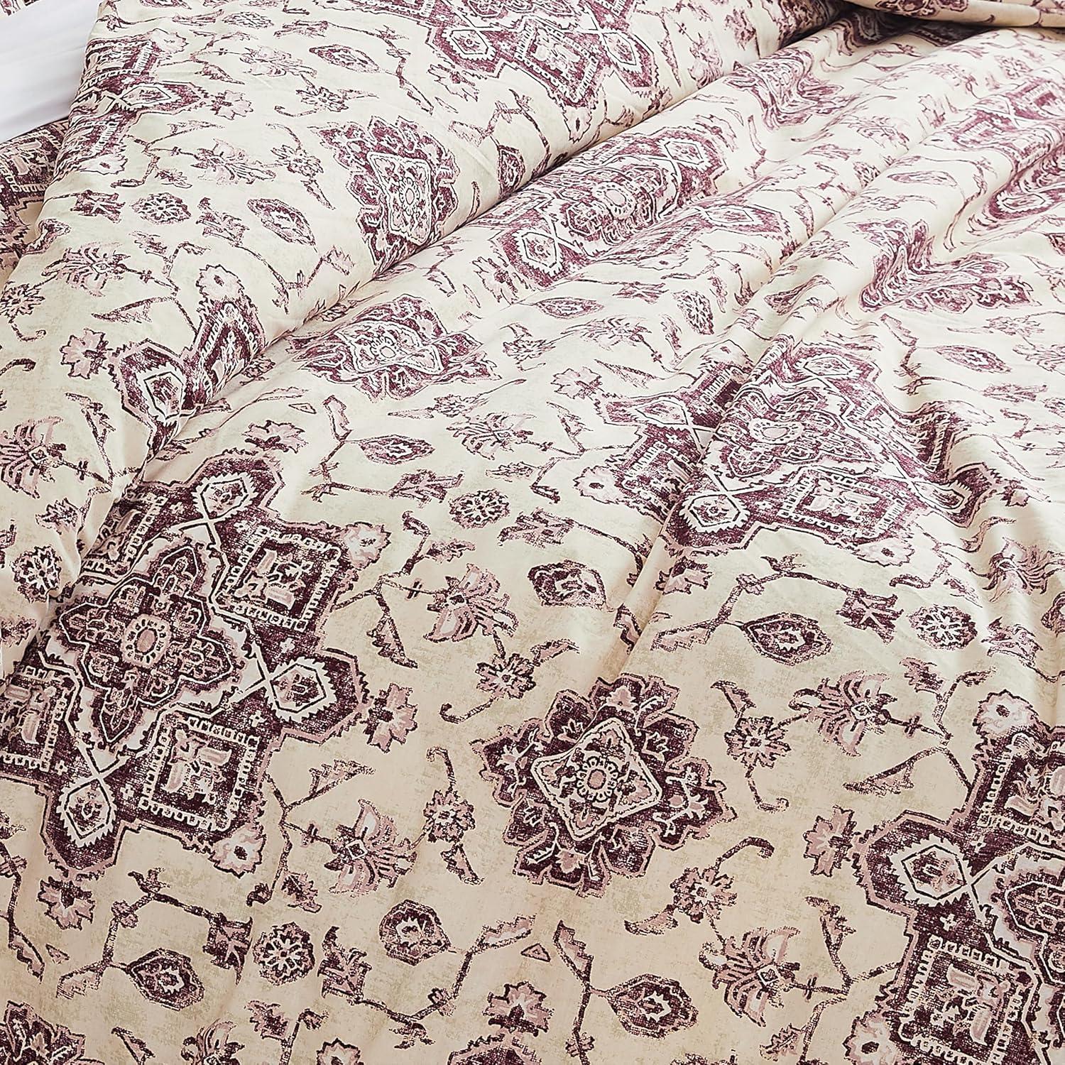 Southshore Fine Living Persia Oversized Reversible ultra-soft Duvet Cover Set with shams