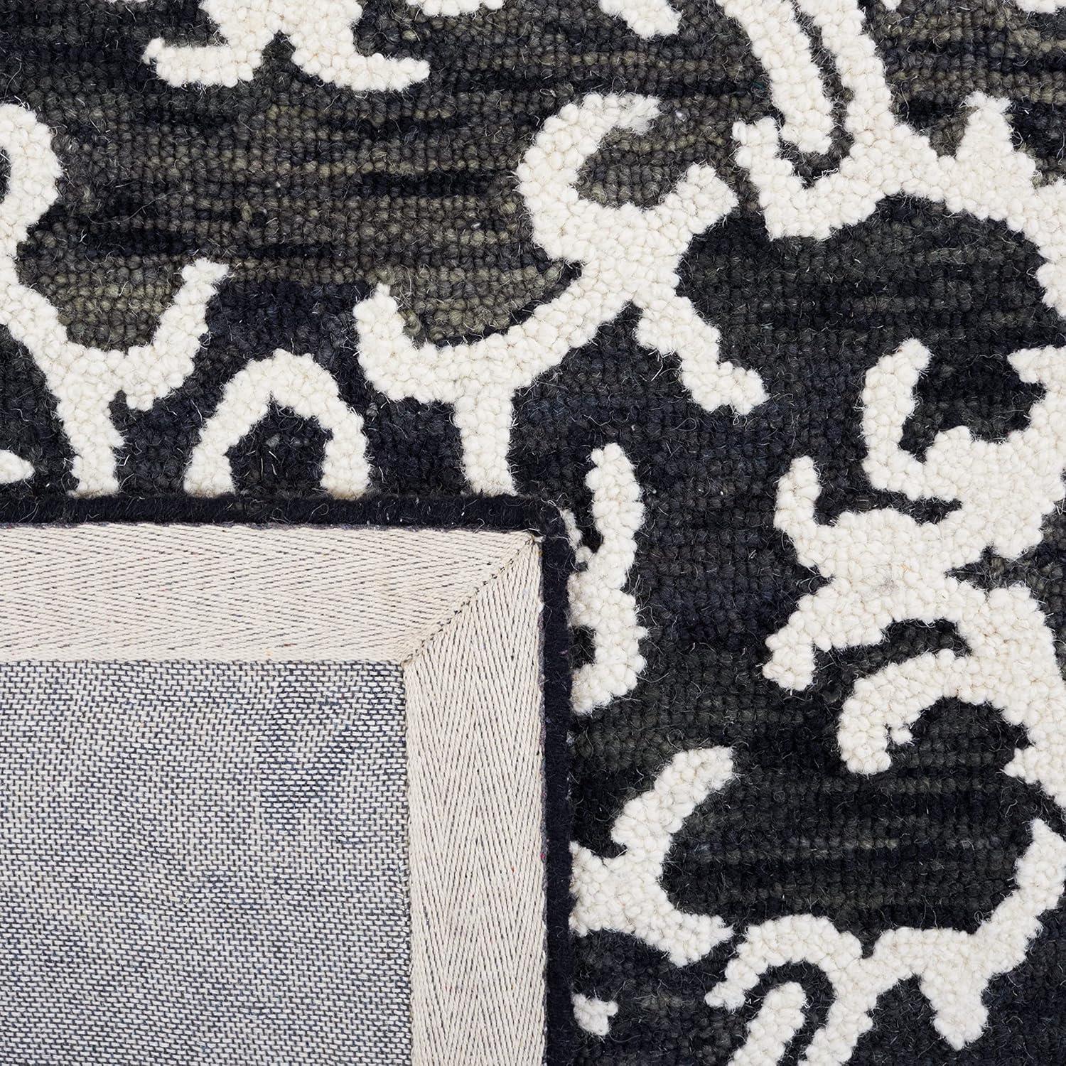 Blossom BLM104 Hand Tufted Area Rug - Green/Ivory - 8'x10' - Safavieh.