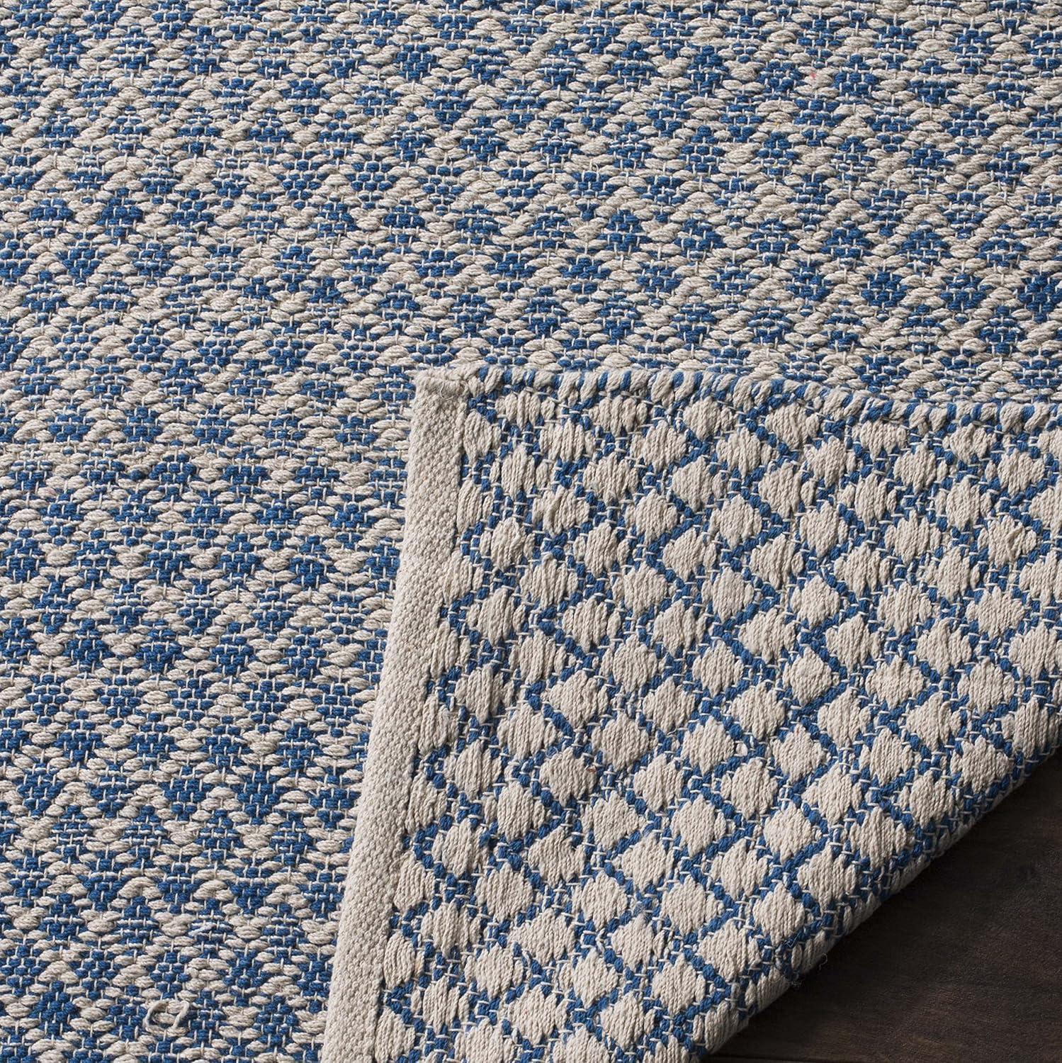 Montauk MTK601 Hand Woven Indoor Area Rug - Blue/Ivory - 6'x9' - Safavieh