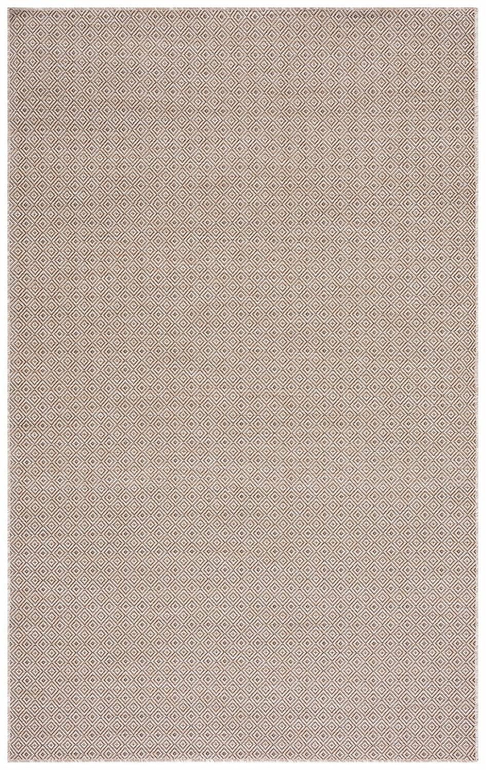 Hampton HTN230 Power Loomed Indoor/Outdoor Area Rug - Terracotta/Ivory - 8'x10' - Safavieh.