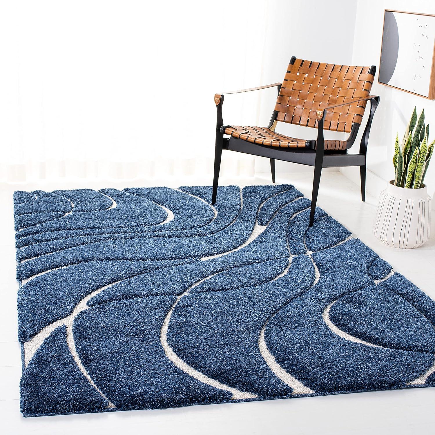 Florida Shag SG471 Power Loomed Rugs - Safavieh