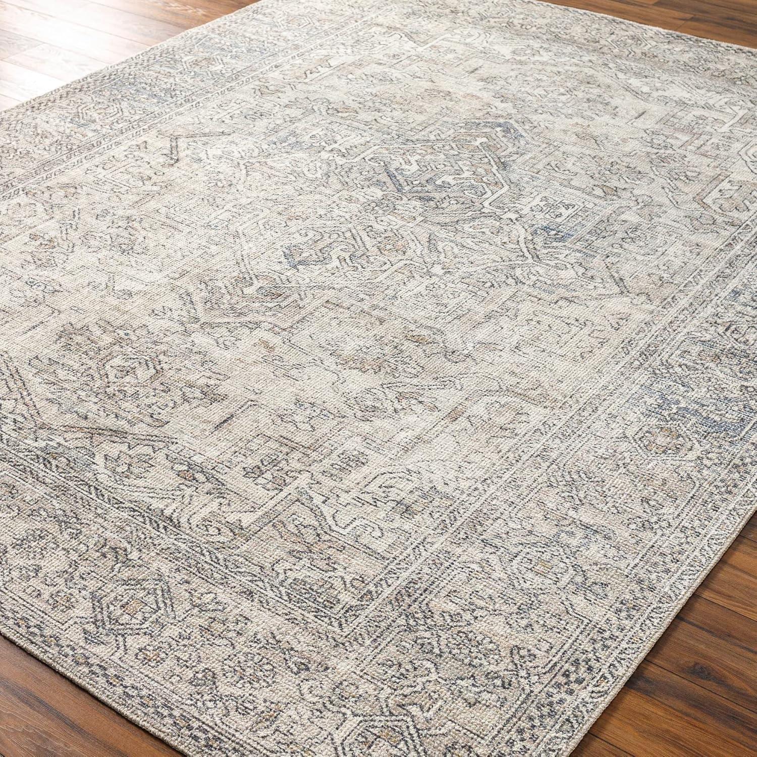 Becki Owens x Livabliss Margot Oriental Light Gray/Beige Area Rug