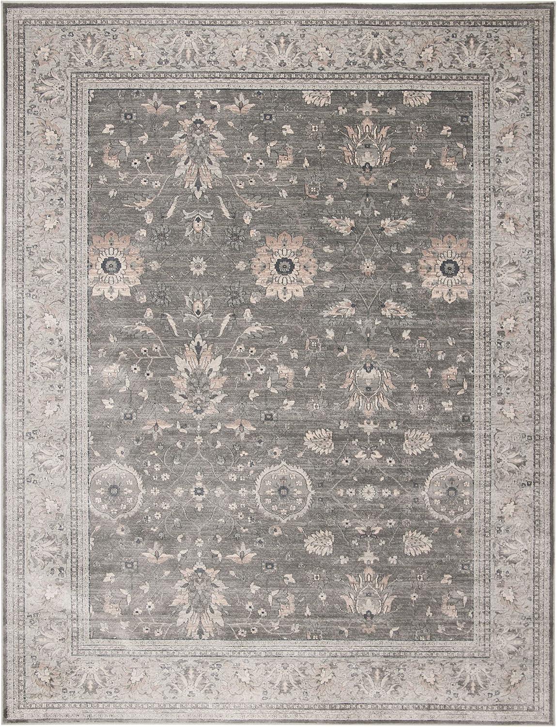 SAFAVIEH Vintage Hiren Oriental Area Rug, Grey/Beige, 8' x 10'