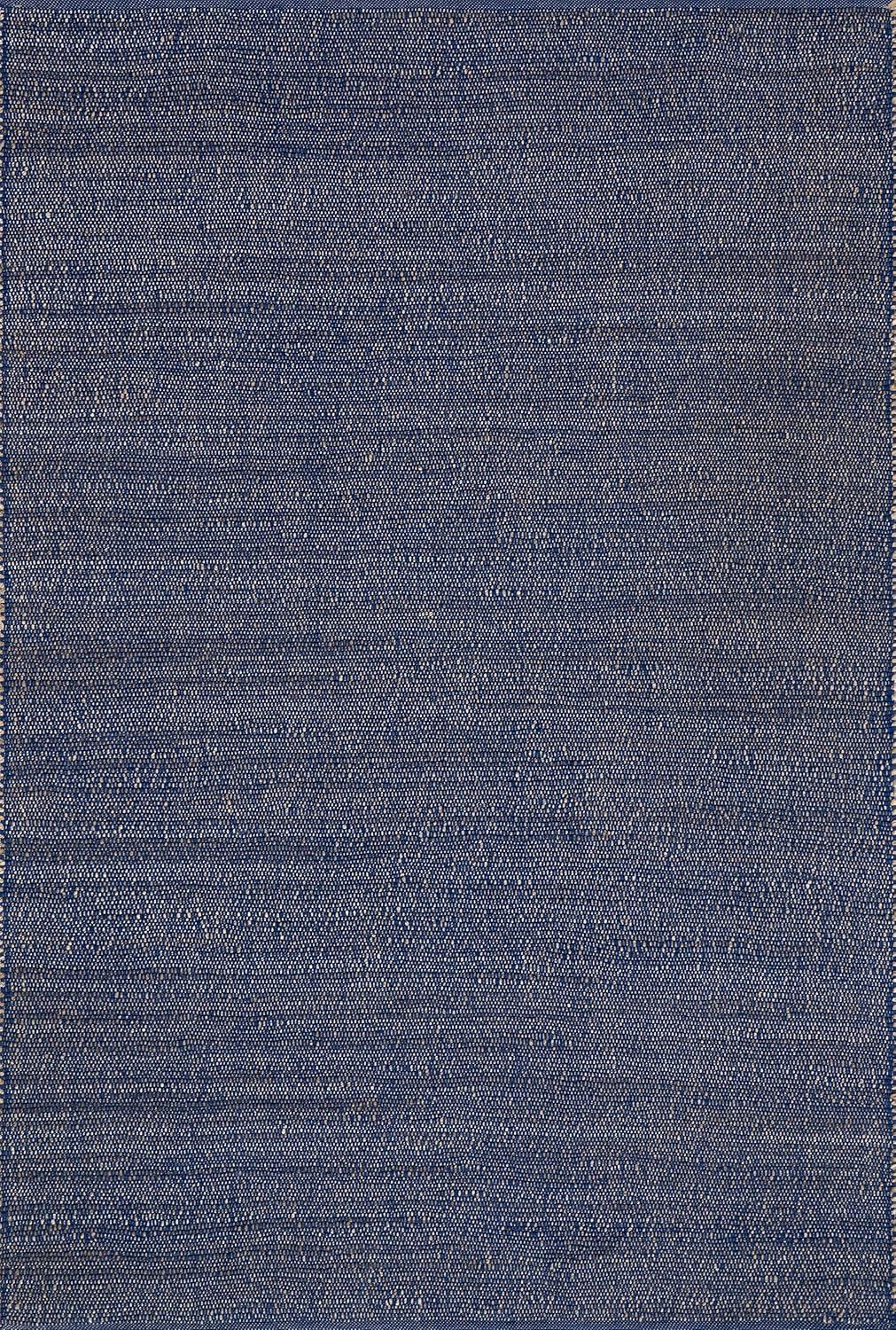 Nuloom 5x8 Elfriede Jute & Cotton Hand Woven Indoor Area Rug, Blue, Solid Rustic Farmhouse Style Natural Fiber Bedroom, Living Room,