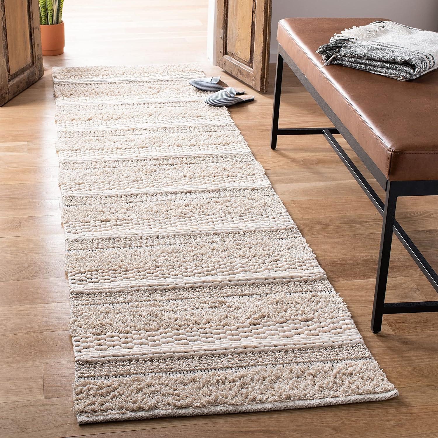 Natura NAT651 Hand Woven Runner Rug - Ivory - 2'3"x12' - Safavieh.