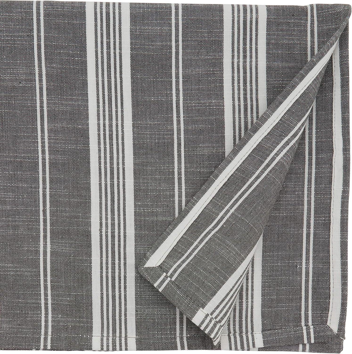 Saro Lifestyle Striped Design Tablecloth