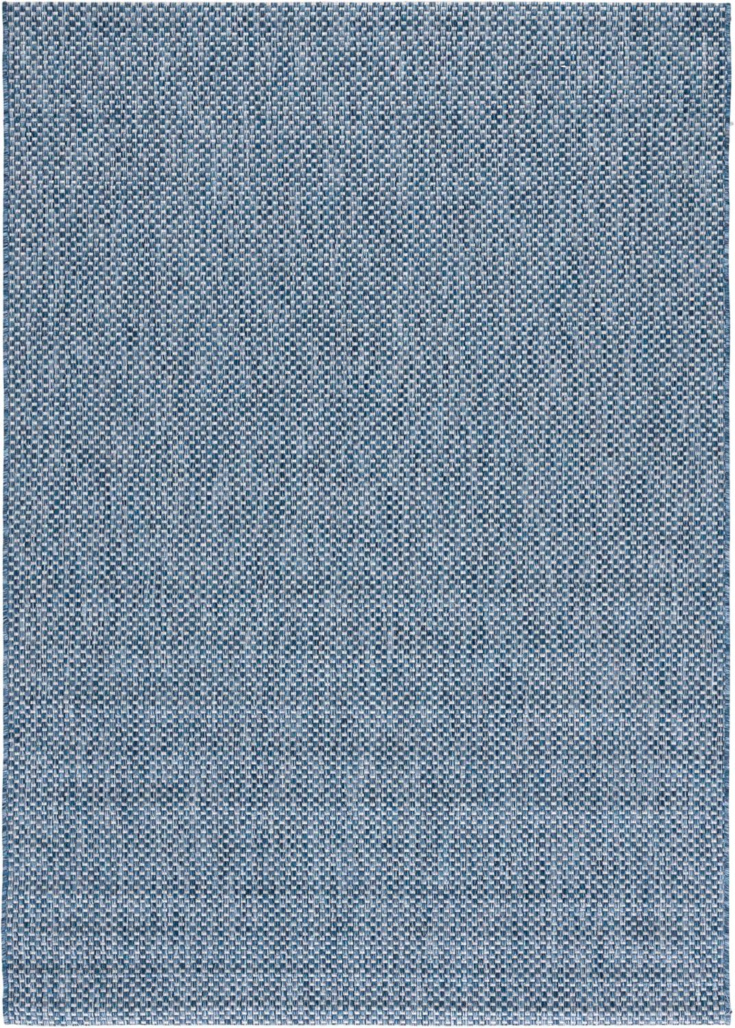 Courtyard CY8521 Power Loomed Indoor/Outdoor Area Rug - Navy/Grey - 4'x5'7" - Safavieh.
