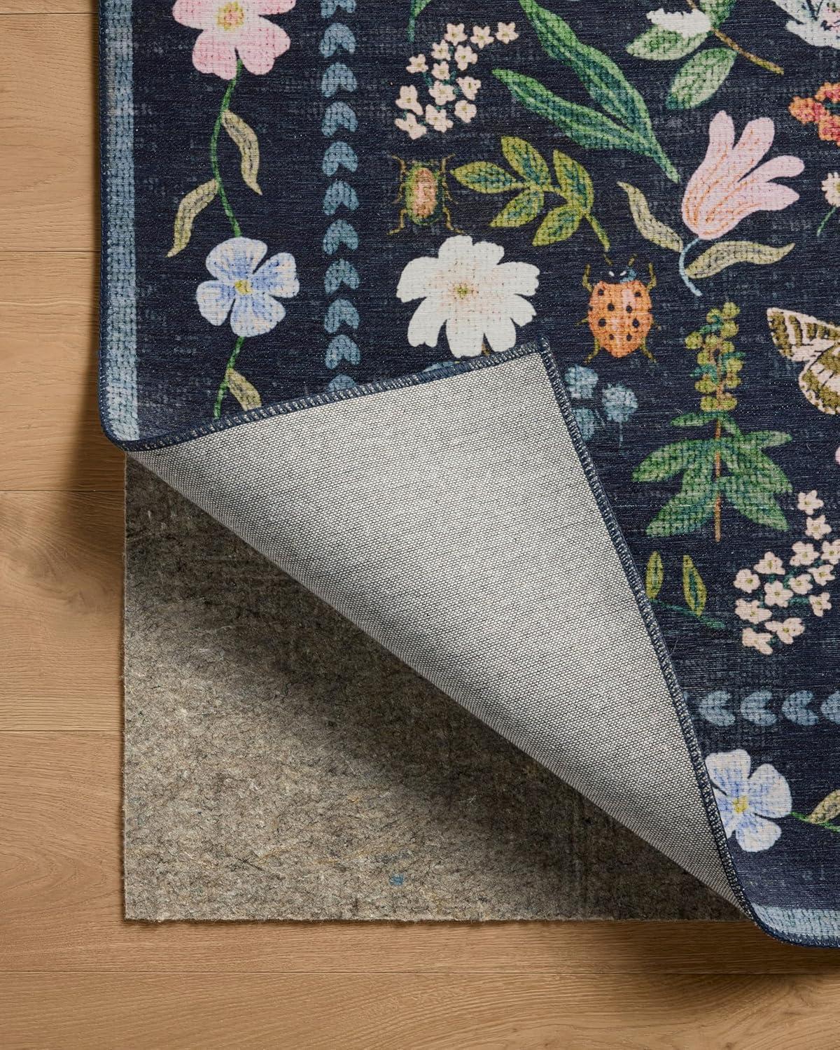 Rifle Paper Co. x Loloi Canopy Black Area Rug