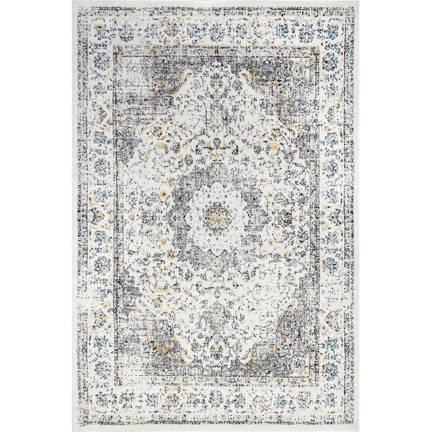 nuLOOM Paisley Vintage Persian Area Rug, 2' x 3', Verona Grey