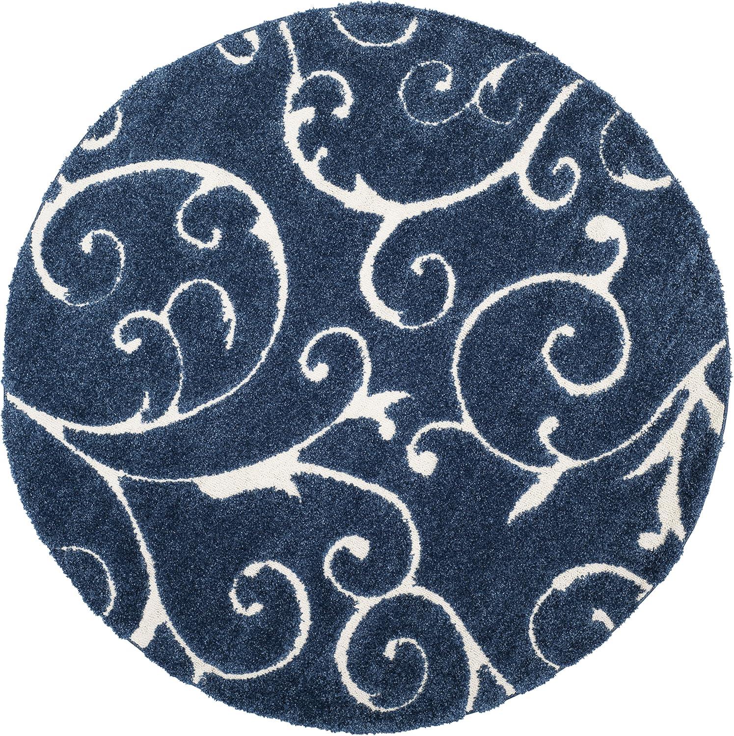 Florida Shag SG455 Power Loomed Area Rug  - Safavieh