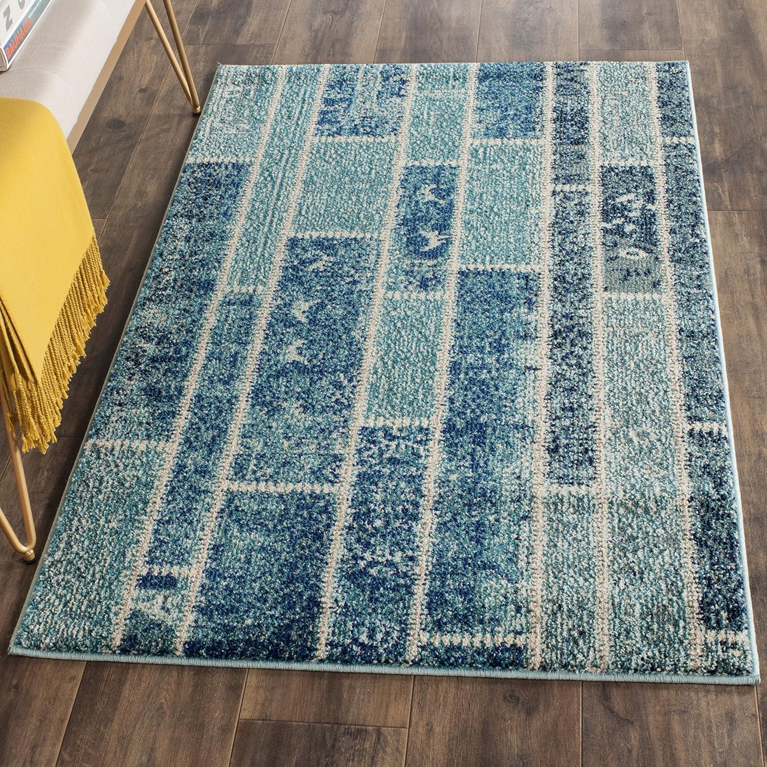 Monaco MNC216 Power Loomed Indoor Accent Rug - Blue/Multi - 3'x5' - Safavieh