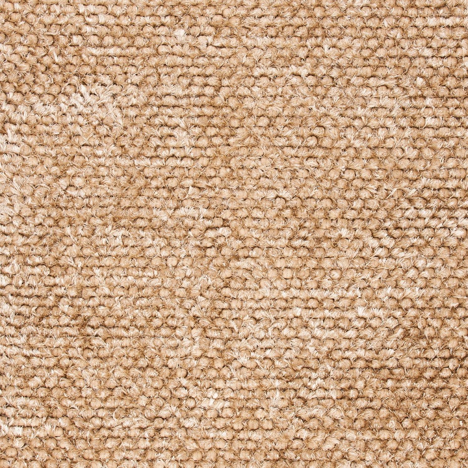 Saint Tropez Shag STS641 Hand Woven Area Rug - Taupe - 5'x8' - Safavieh.