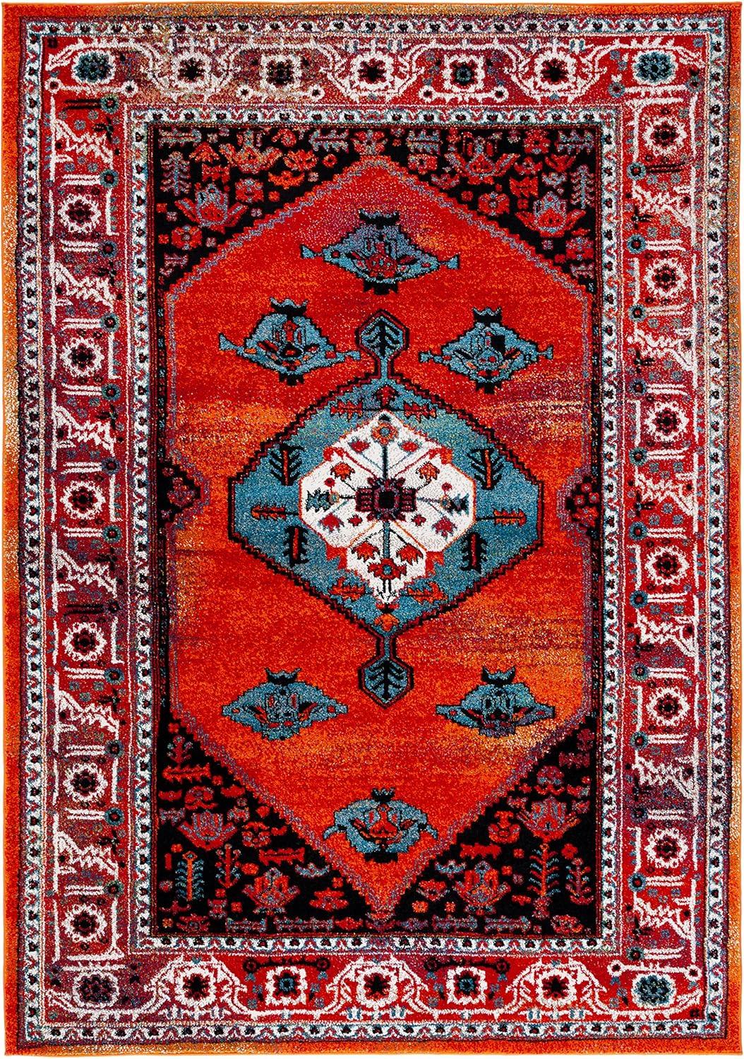 Vintage Hamadan VTH262 Power Loomed Area Rug  - Safavieh