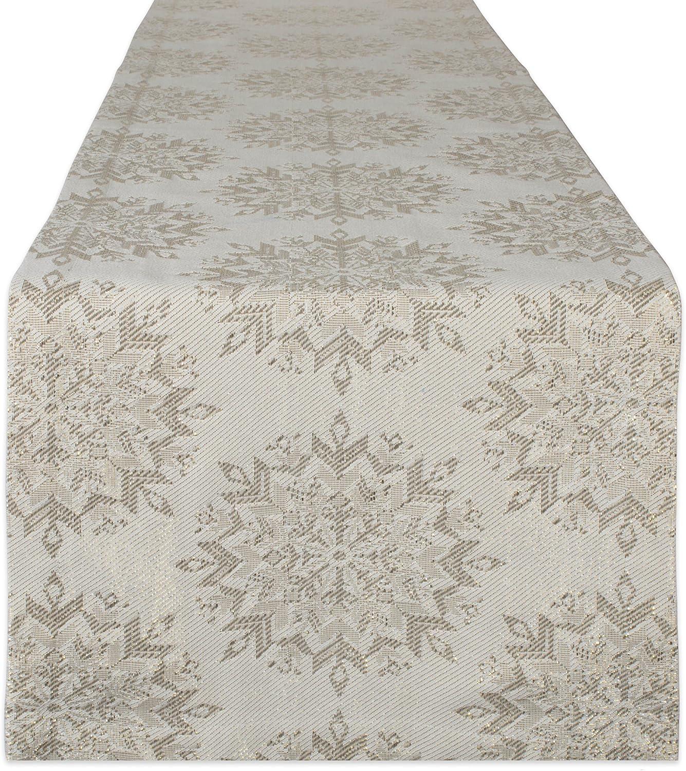 Winter Sparkle Jacquard Table Runner 14x72