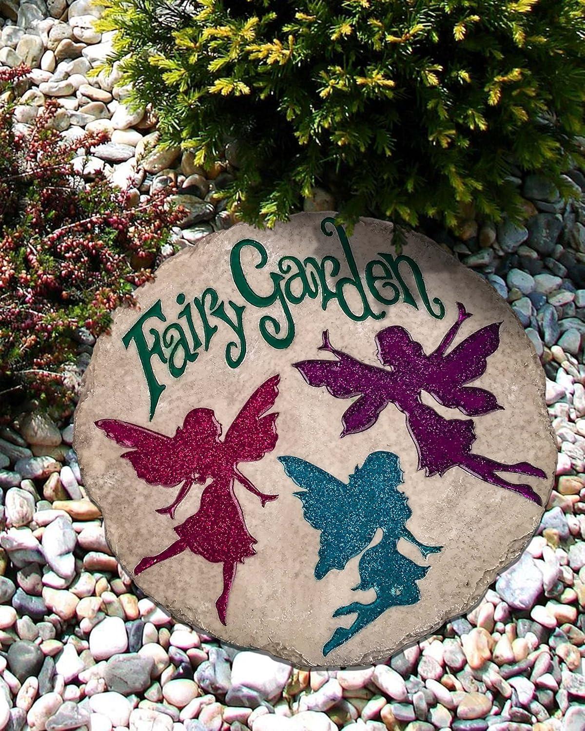 Heart-Shaped Multicolor Resin Garden Stepping Stone