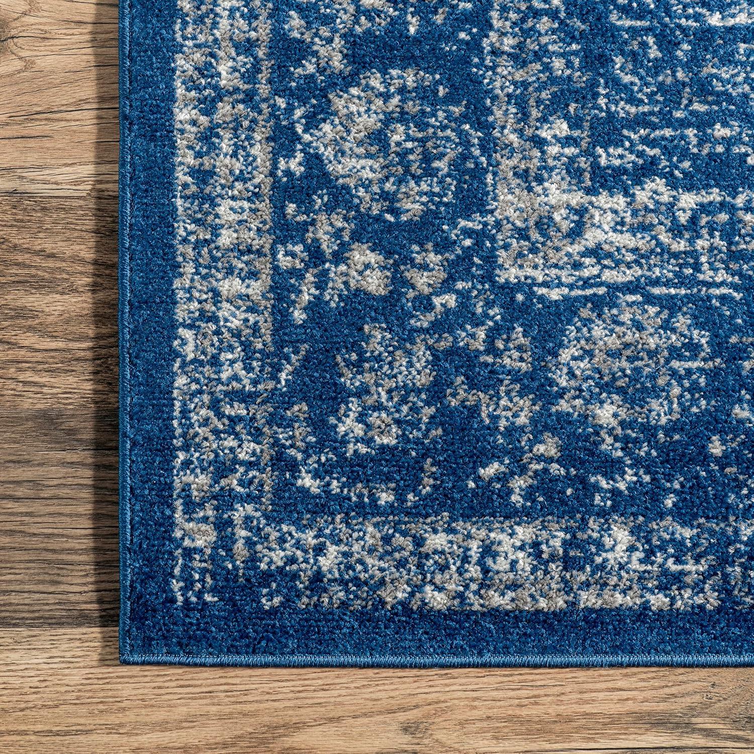Nuloom Verona Vintage Persian Indoor Area Rug, Runner 2' 6" x 6', Dark Blue
