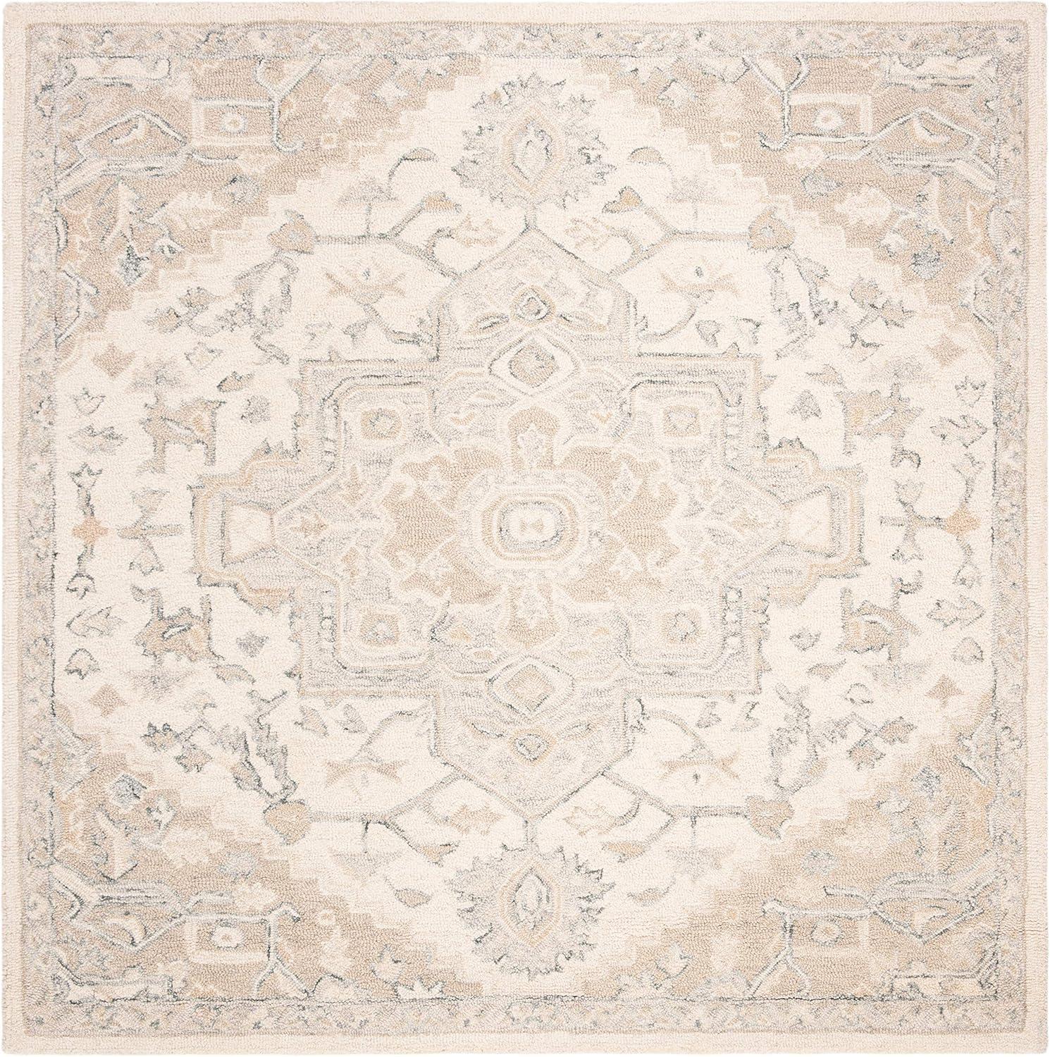 Micro-Loop MLP503 Hand Tufted Indoor Runner Rug - Ivory/Beige - 2'3"x9' - Safavieh