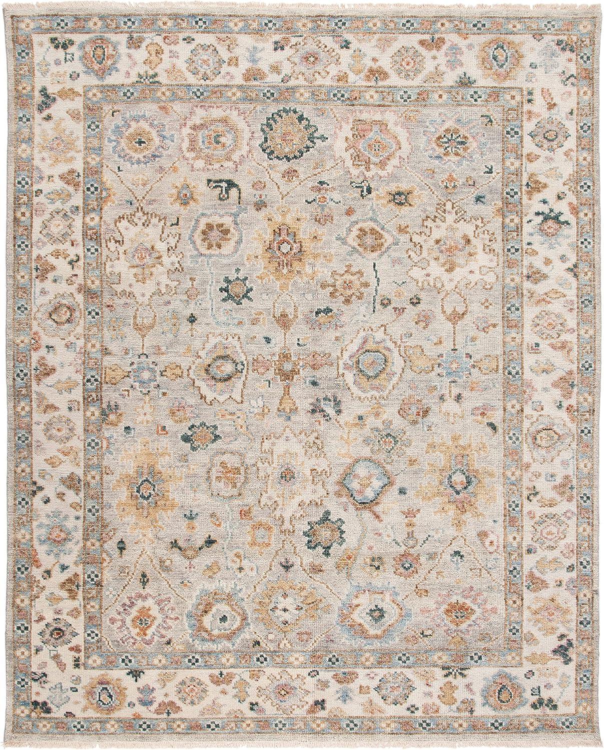 Hand Knotted 70% Wool And 30% Cotton Oriental Rug