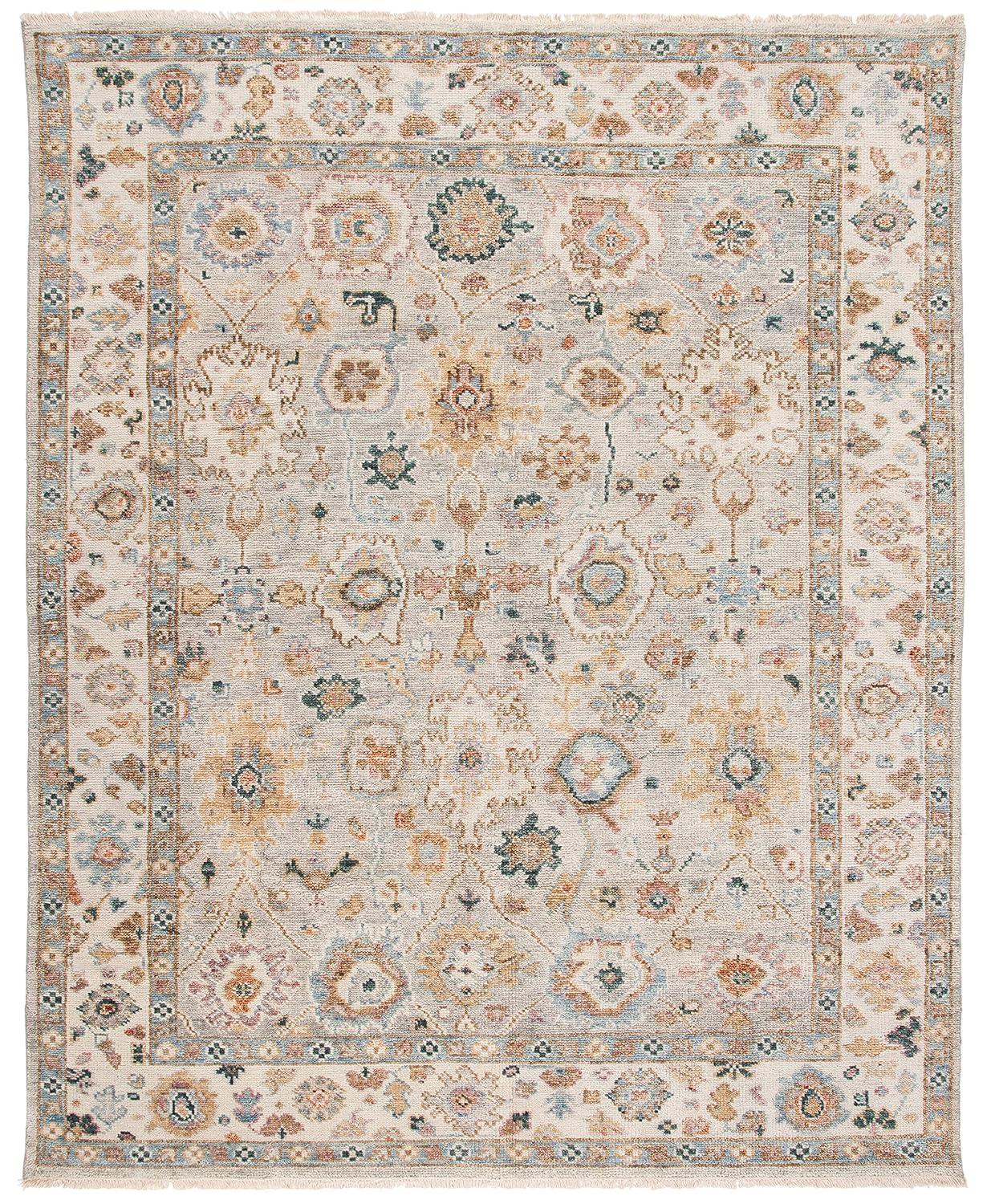 Hand Knotted 70% Wool And 30% Cotton Oriental Rug