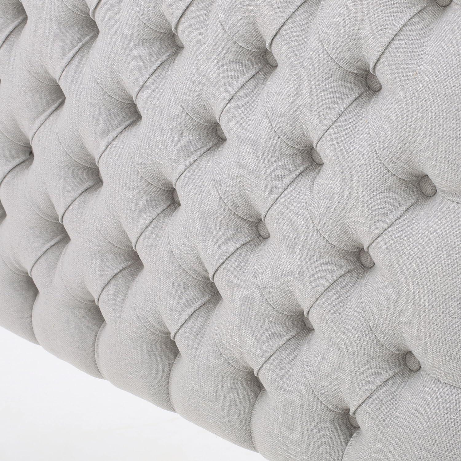 Bierman Upholstered Headboard - Light Gray - Full/Queen - Christopher Knight Home