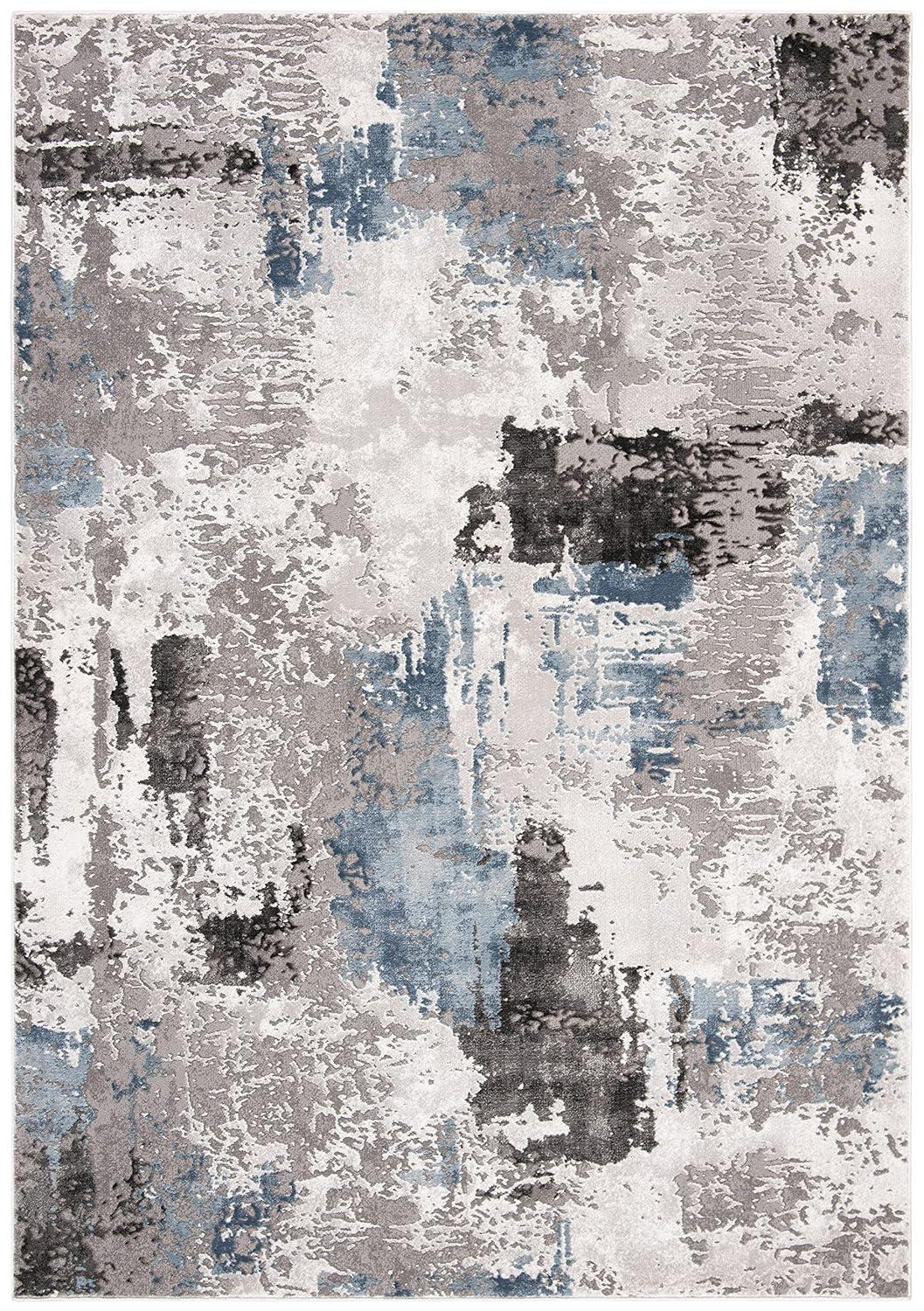 Craft CFT820 Loomed Indoor Area Rug - Grey/Blue - 5'3"x7'6" - Safavieh