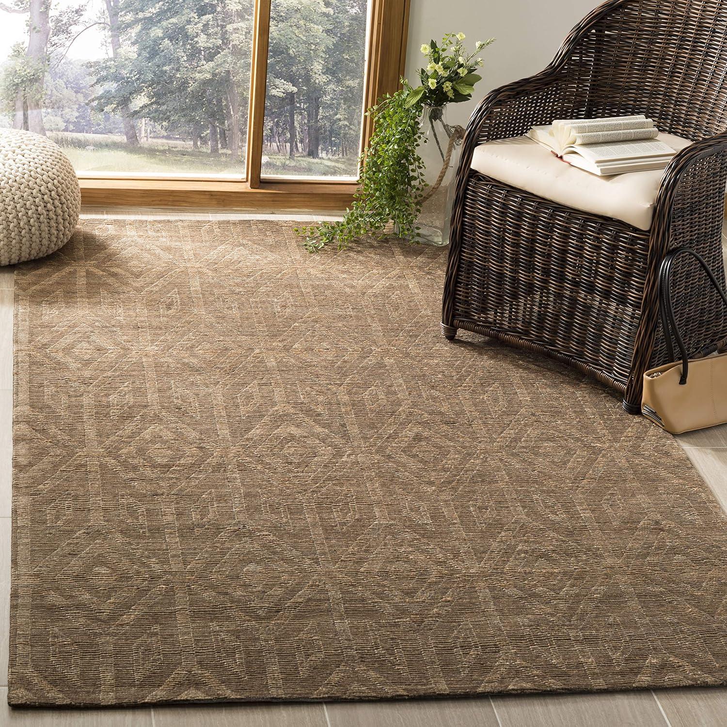 Cape Cod Camel Handwoven Jute Area Rug 3' x 5'