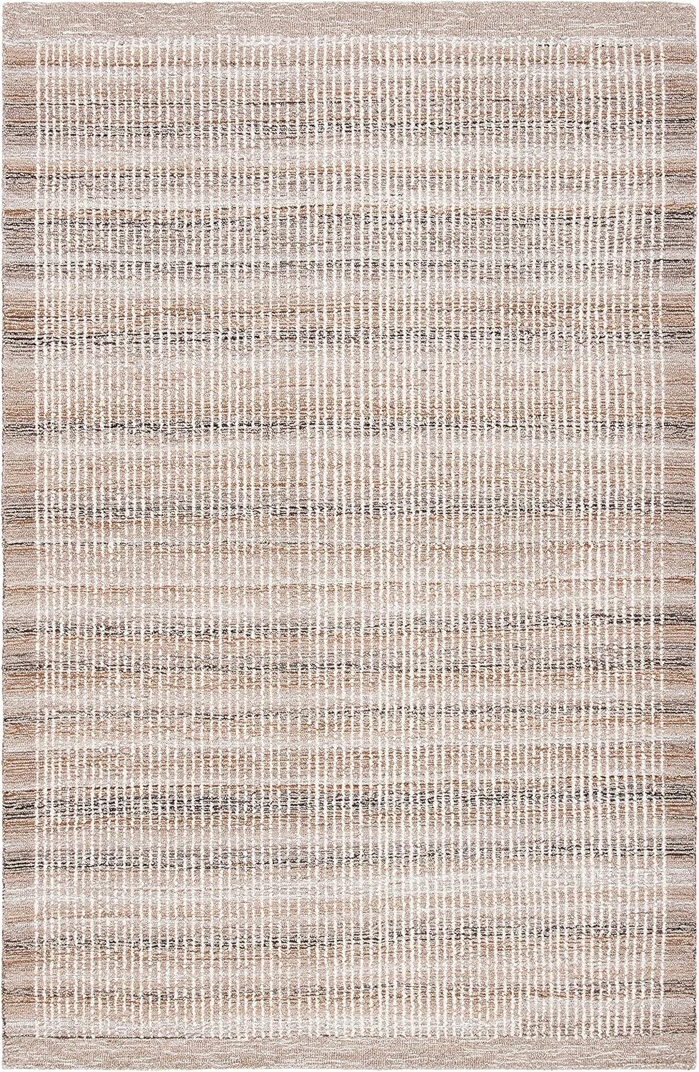 SAFAVIEH Metro Matilda Striped Area Rug, Ivory/Light Brown, 4' x 6'