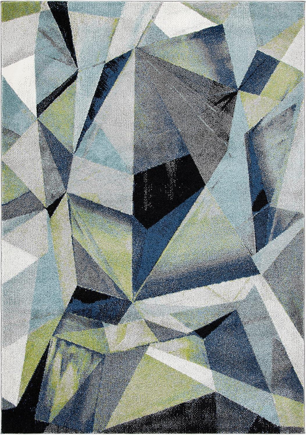 Porcello PRL6940 Power Loomed Indoor Area Rug - 9'x12' - Grey/Blue - Safavieh