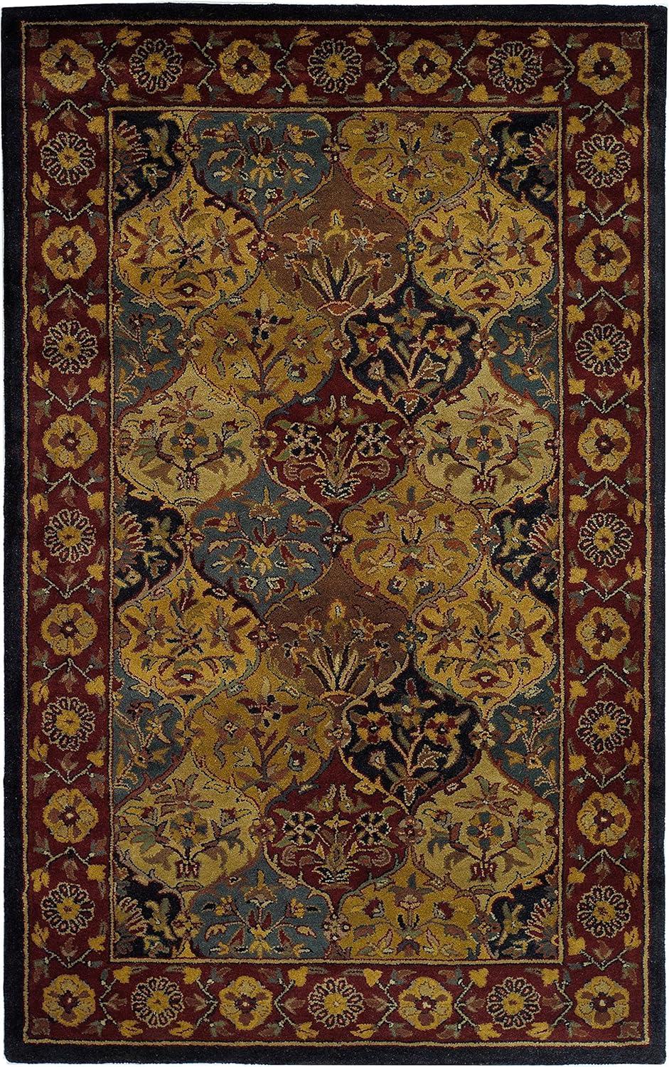 Heritage HG510 Hand Tufted Area Rug - Multi/Navy - 5'x8' - Safavieh.