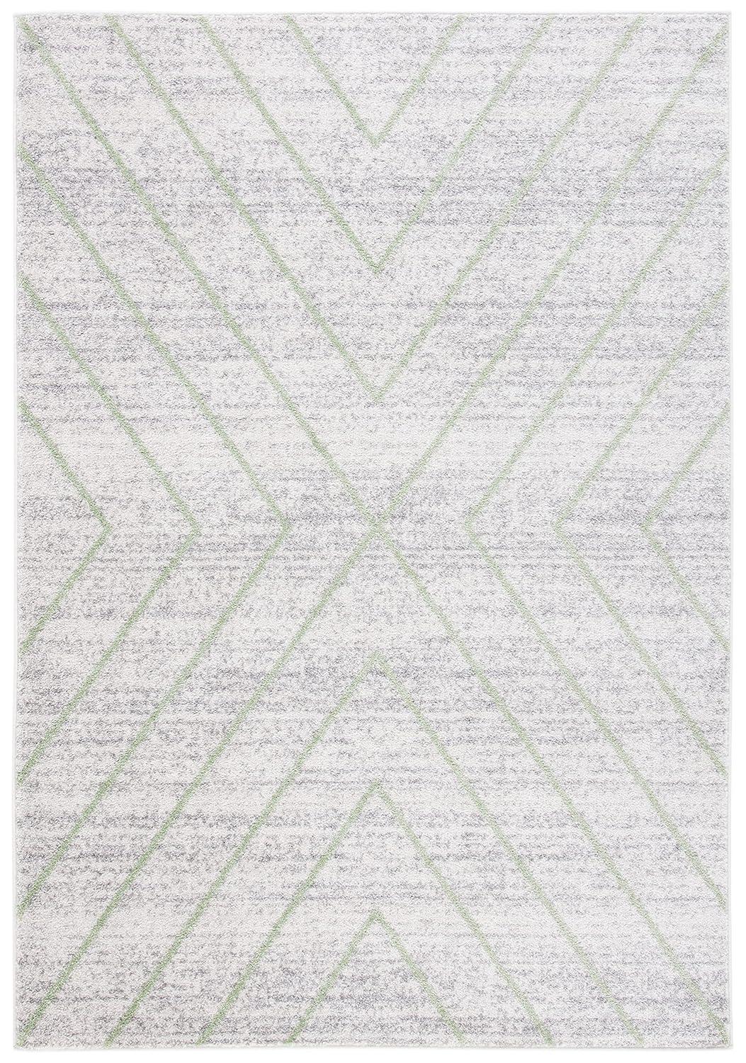 Adirondack ADR251 Machine Made Indoor Area Rug - Grey/Green - 9'x12' - Safavieh