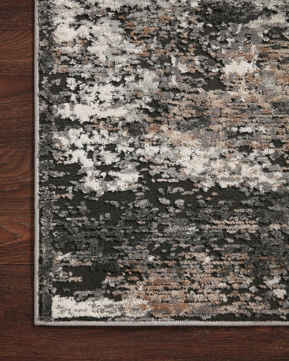 Loloi II Estelle Collection EST-02 Charcoal / Grey Oriental Area Rug 7'-10" x 10'-2"