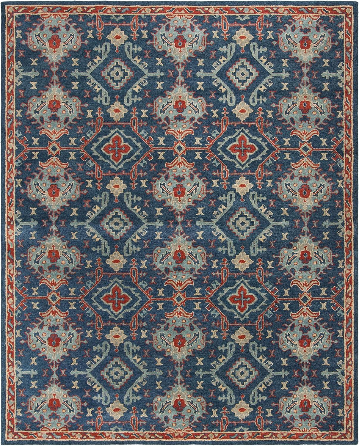 SAFAVIEH Heritage HG422M Handmade Blue / Multi Rug