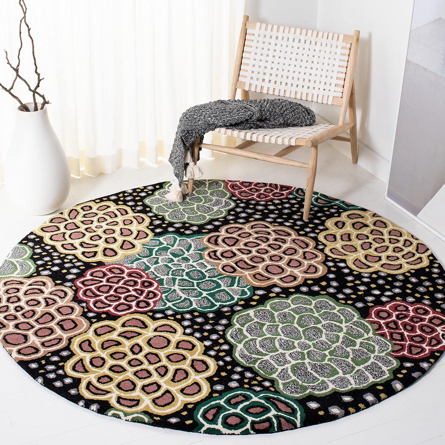 Soho SOH819 Hand Tufted Accent Contemporary Accent Rug - Black - 2' X 3' - Safavieh.