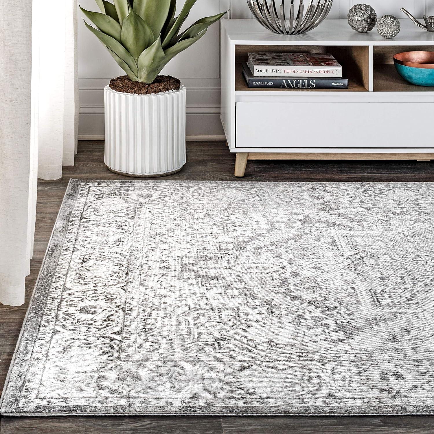 Mercer Shag Plush Area Rug - JONATHAN Y