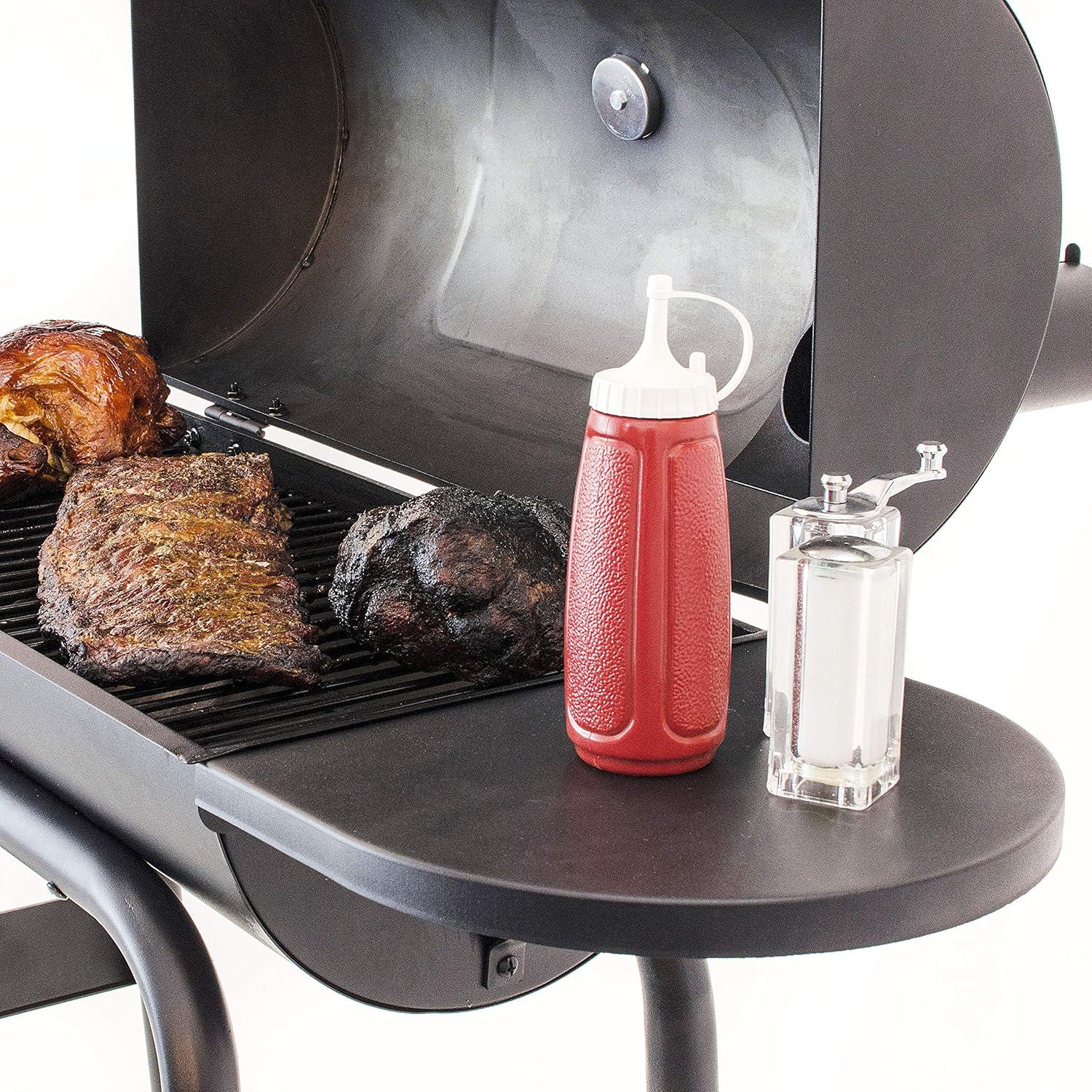 Charbroil Charbroil American Gourmet 430 Offset Barrel Charcoal Grill and Smoker