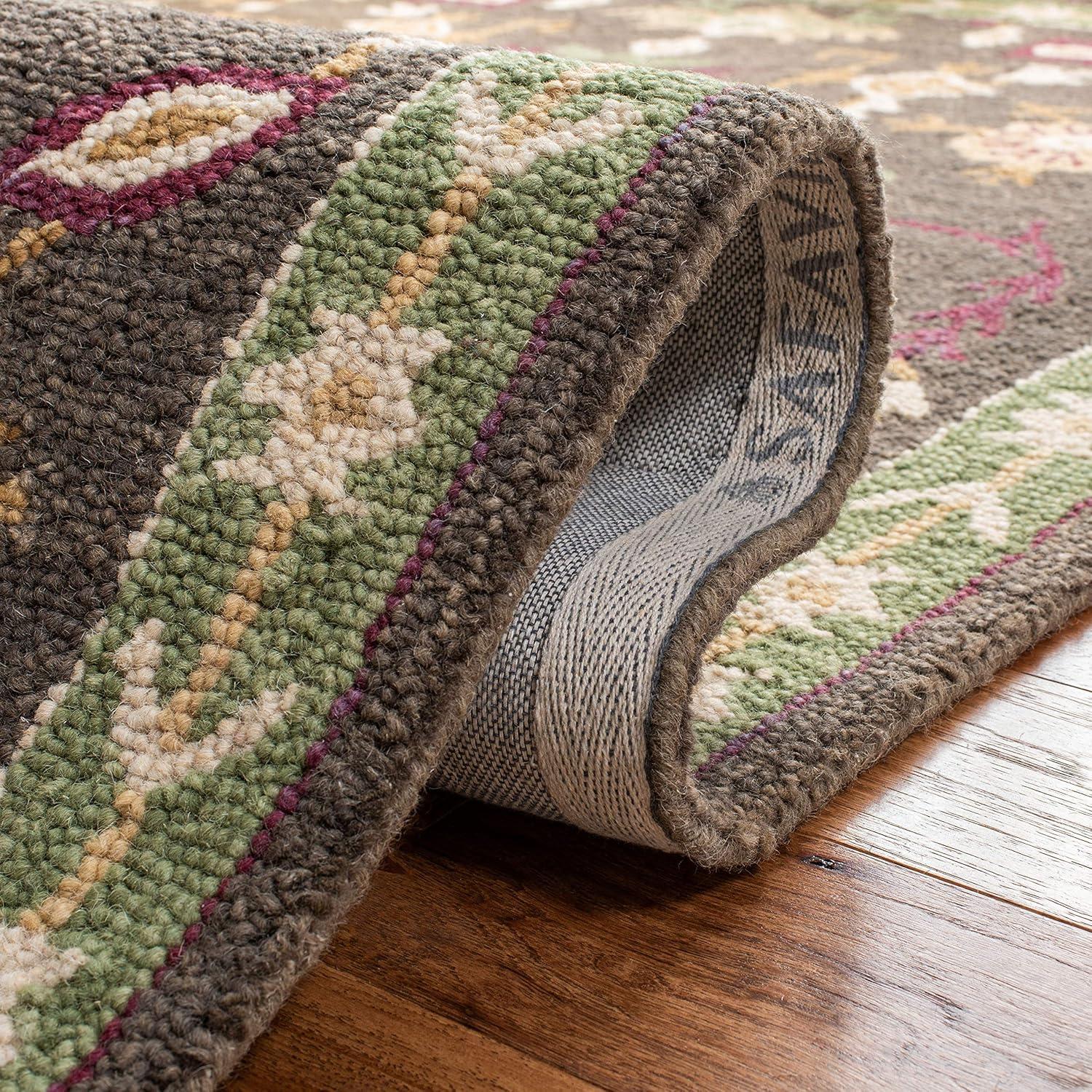 Roslyn ROS535 Hand Tufted Area Rug - Sage/Ivory - 6'x9' - Safavieh.