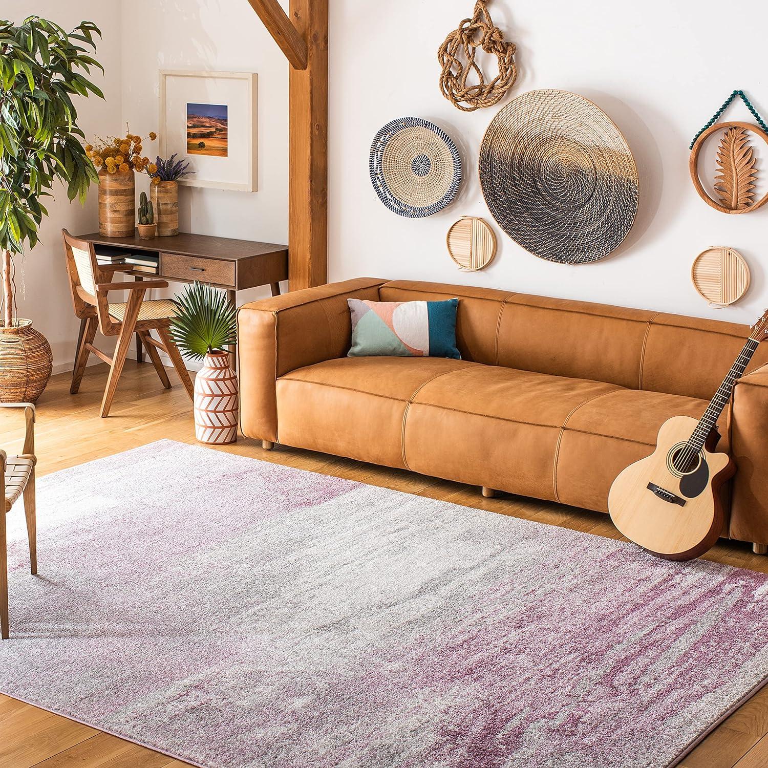 Adirondack ADR112 Machine Made Indoor Area Rug - Grey/Blue - 8'x10' - Safavieh