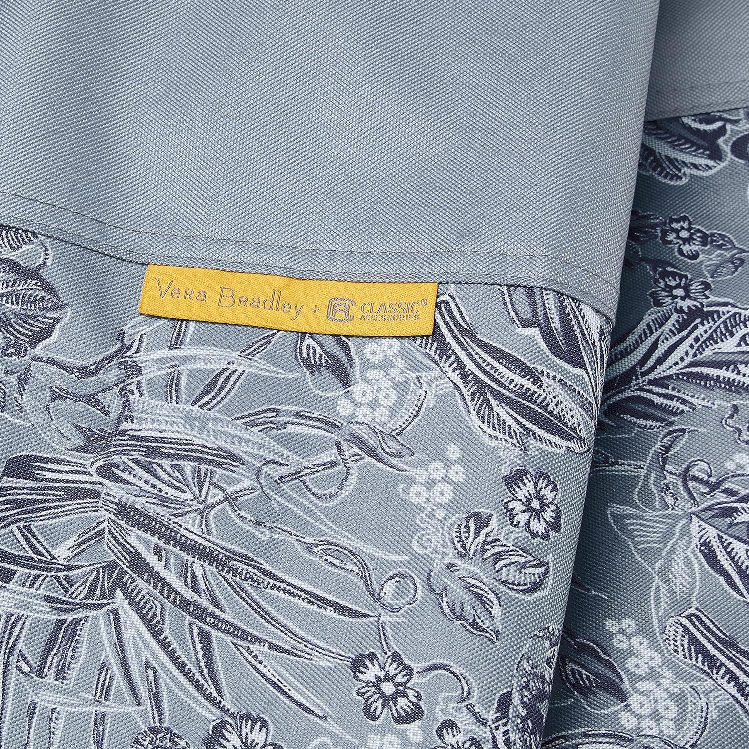 Classic Accessories for Vera Bradley Water-Resistant Adirondack Patio Chair Cover, 32 x 34 x 32 Inch, Rain Forest Toile Gray KEF16