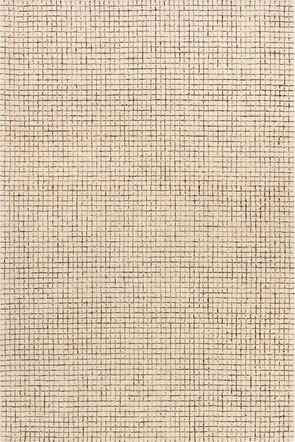 Katasha Checked Wool Area Rug