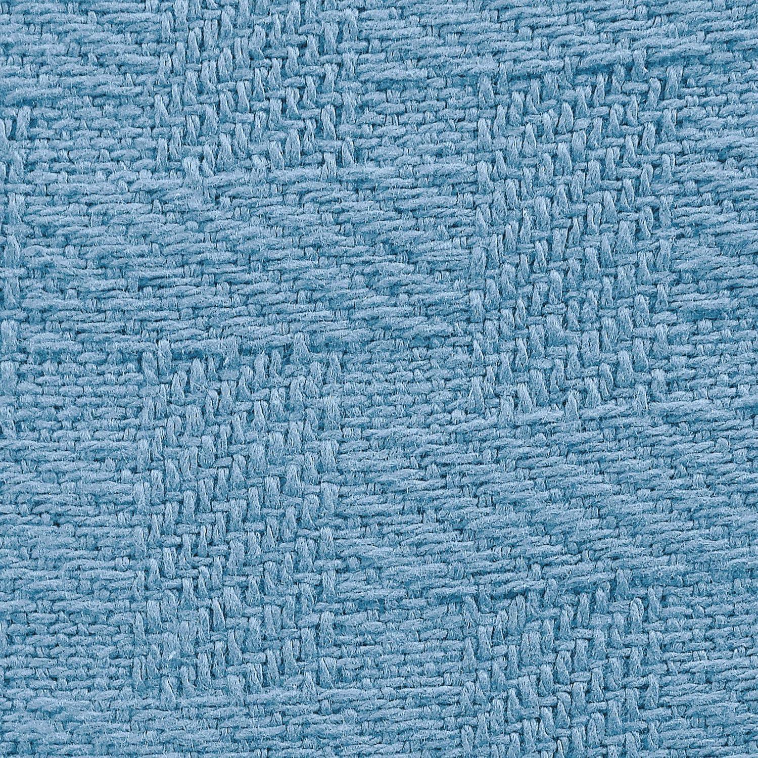 Sky Blue Queen Cotton Basket Weave Blanket