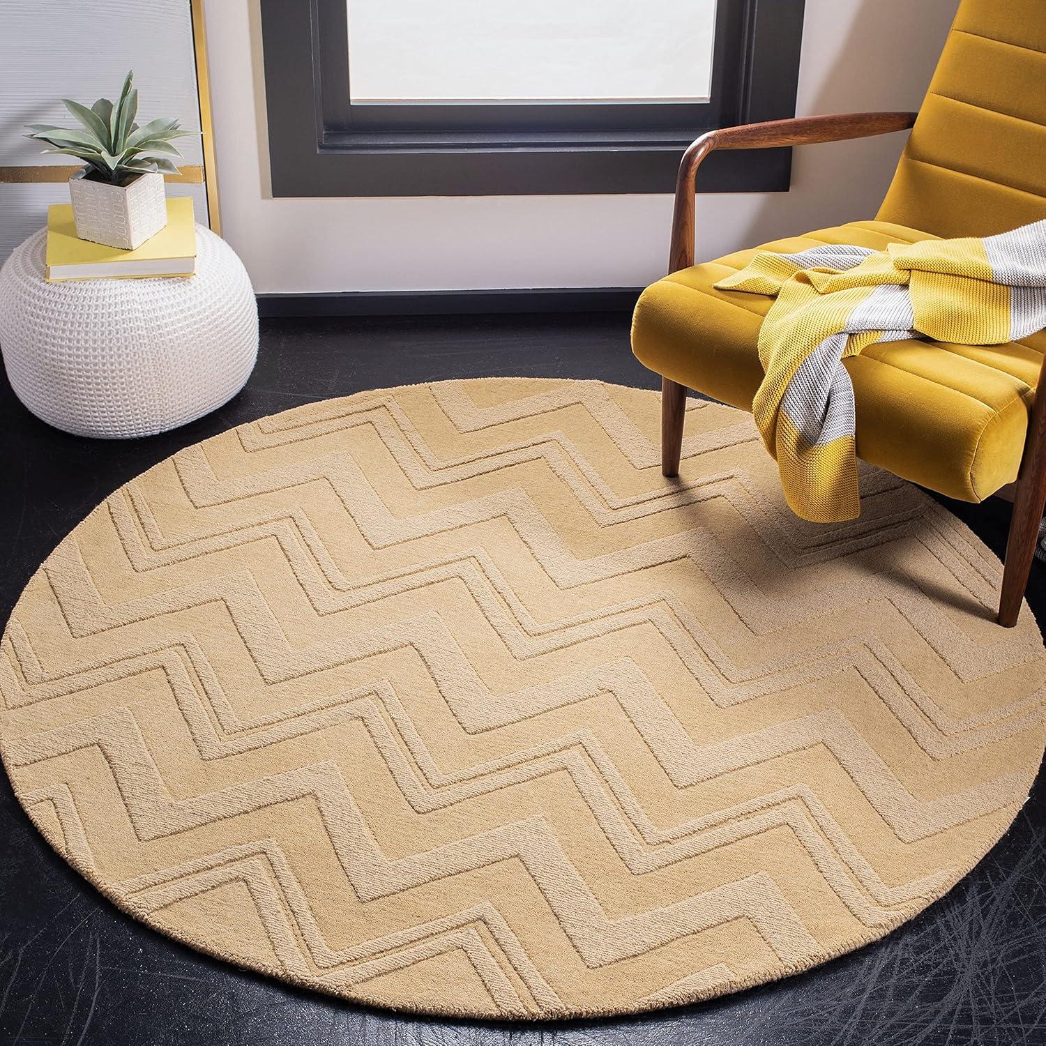 Impressions IM398 Hand Loomed Area Rug - Peach - 7'6"x9'6" - Safavieh.