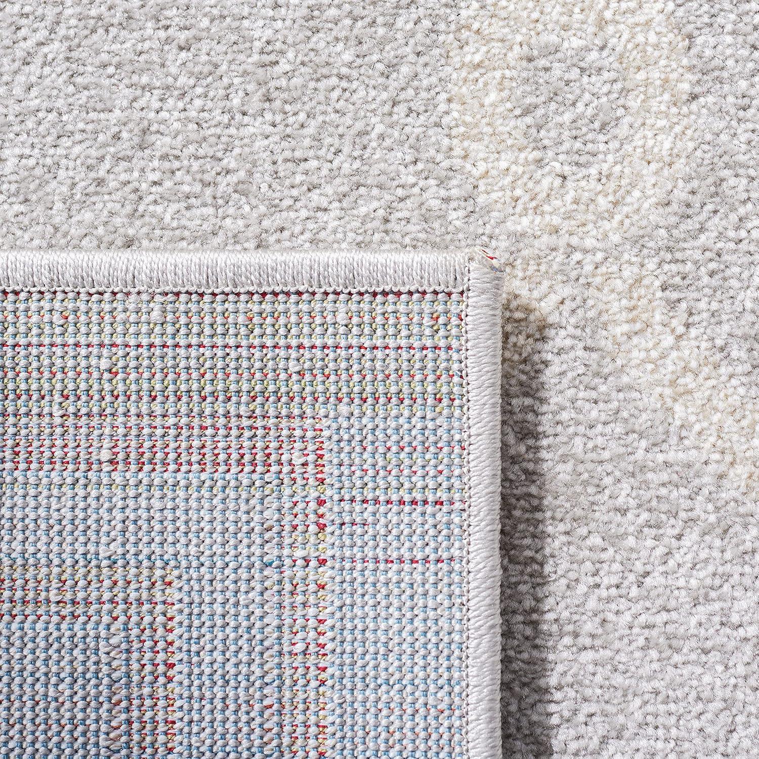 Amherst AMT414 Power Loomed Indoor Accent Rug - Light Grey/Ivory - 3'x5' - Safavieh