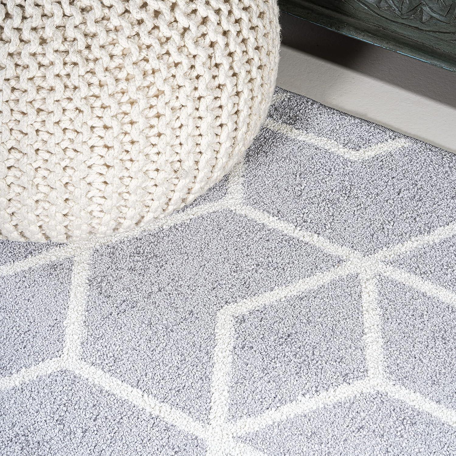 Tumbling Blocks Modern Geometric Area Rug - JONATHAN Y