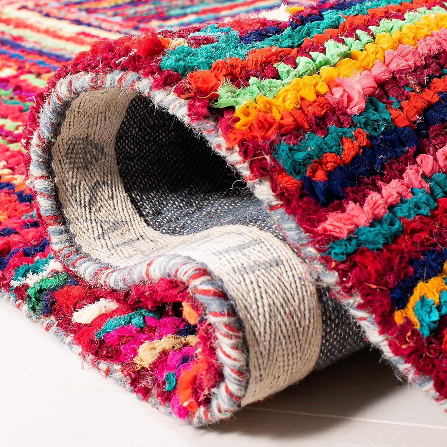 Nantucket NAN318 Hand Tufted Indoor Area Rug - Multi - 4'x6' - Safavieh