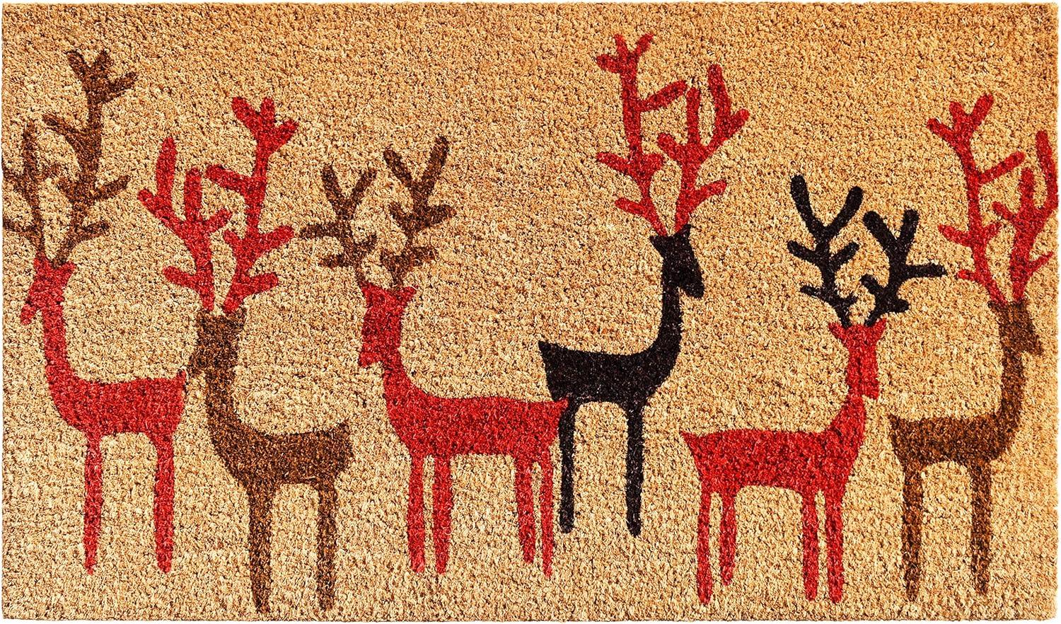 Calloway Mills Christmas Deer Doormat 17 x 29