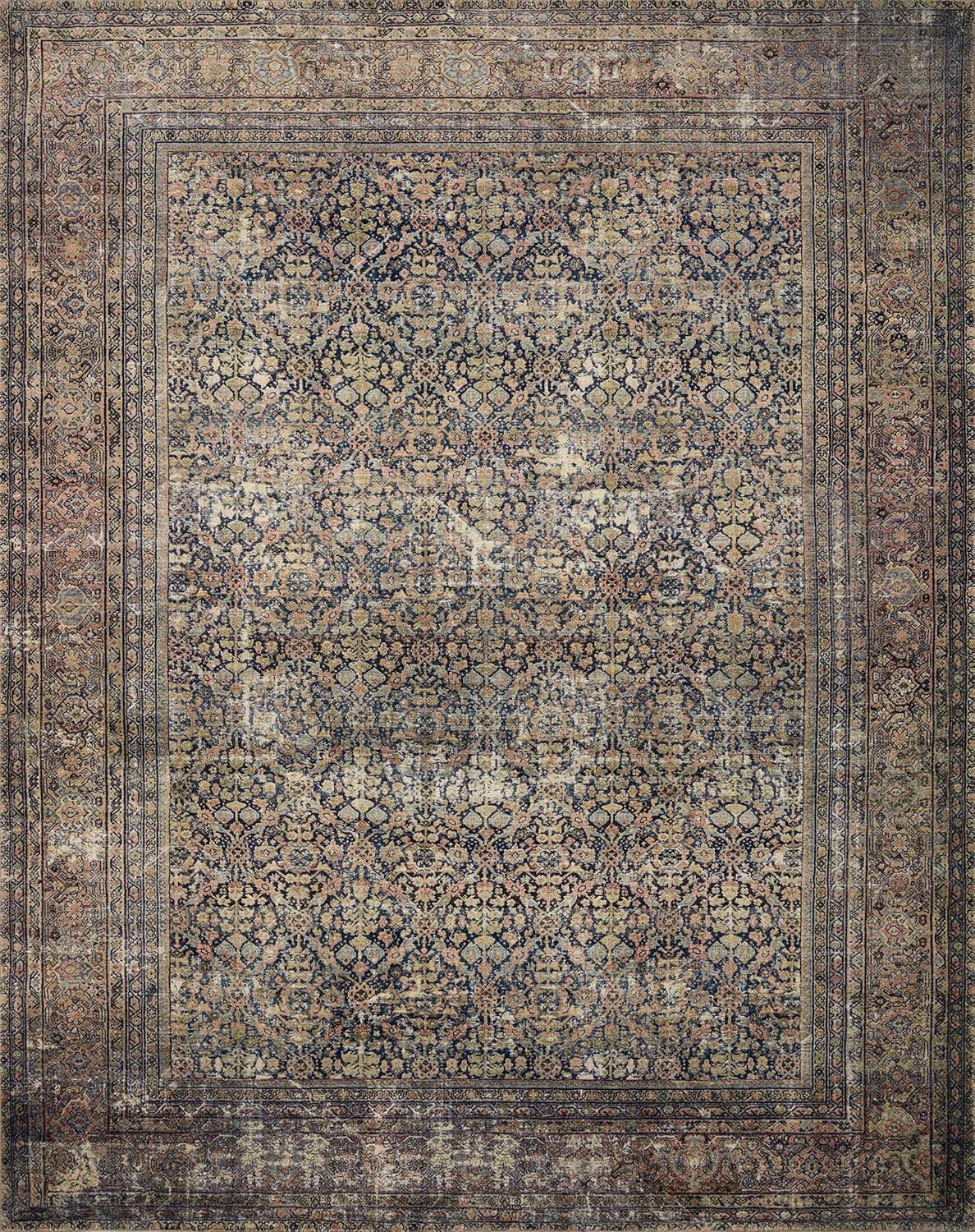 Morgan Multicolor Floral Motif 5' x 7' Area Rug