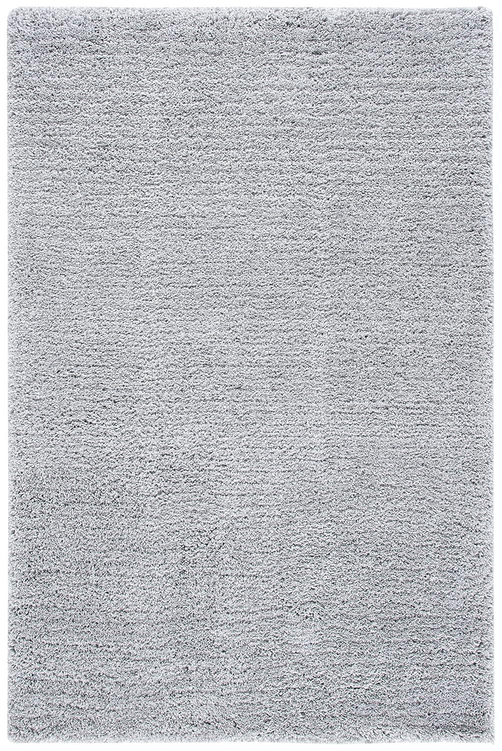 Ultimate Shag SGU211 Hand Tufted Indoor Accent Rug - Silver/Silver - 3'x5' - Safavieh.