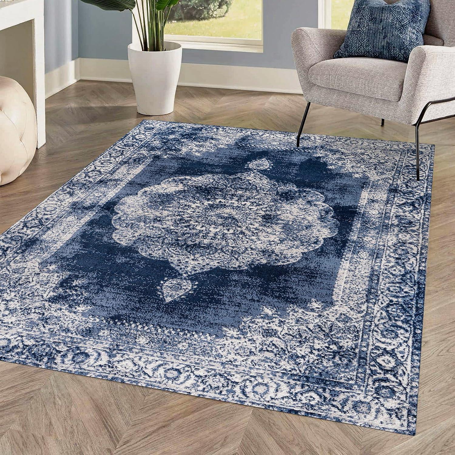 Rosalia Cottage Medallion Indoor Area Rug - JONATHAN Y